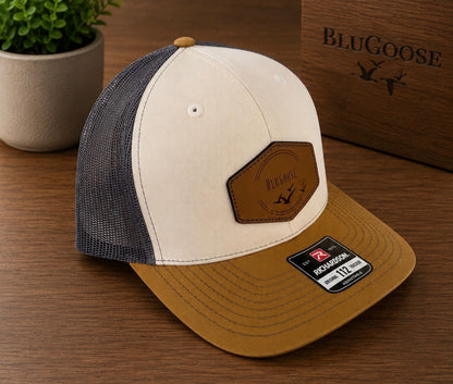 Richardson 112 Adjustable - Cream/Grey Mesh