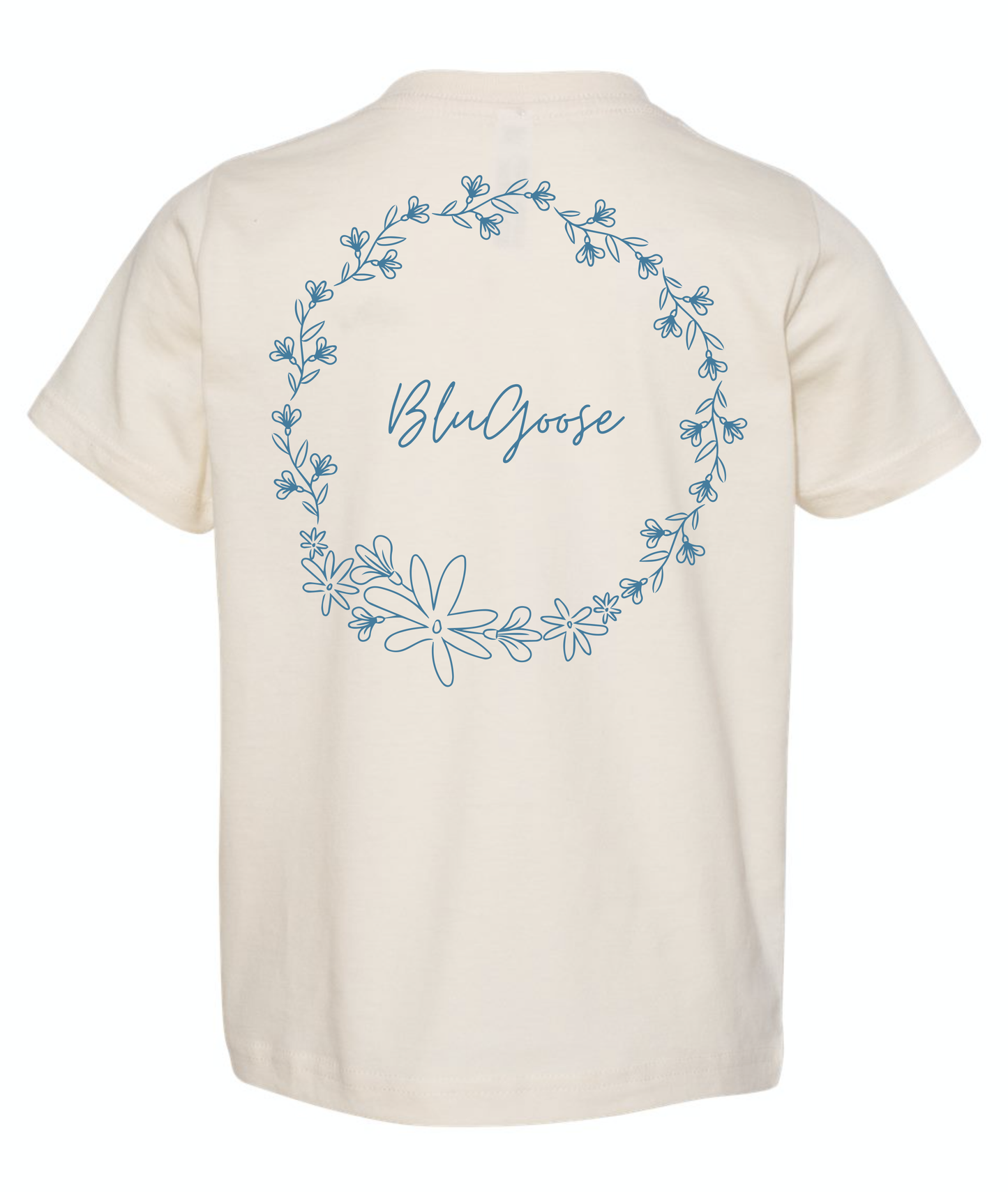 Ladies Blu Goose Creme Tee 2024