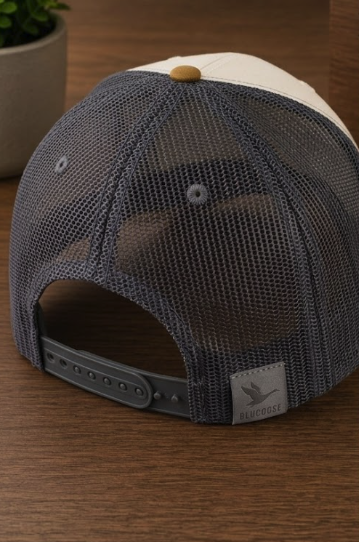 Richardson 112 Adjustable - Cream/Grey Mesh